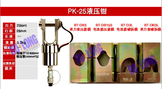 PK-25液壓鉗